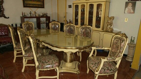 Comedor Estilo Luis Xv - $ 59,500.00 en Mercado Libre