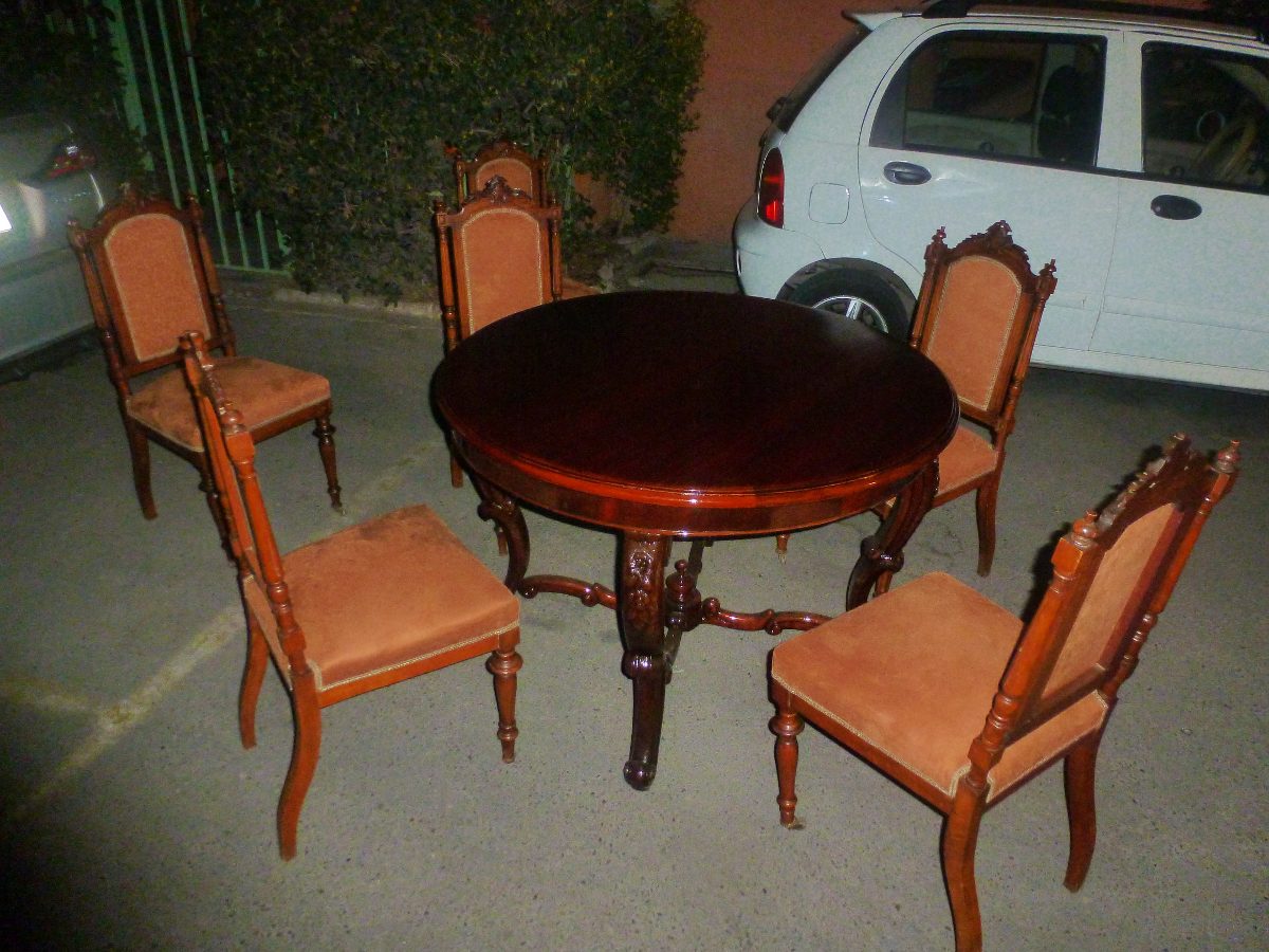 Comedor Luis Xv Con 06 Sillas Salon Comedor Luis Xv Con 06 Sillas Salon
