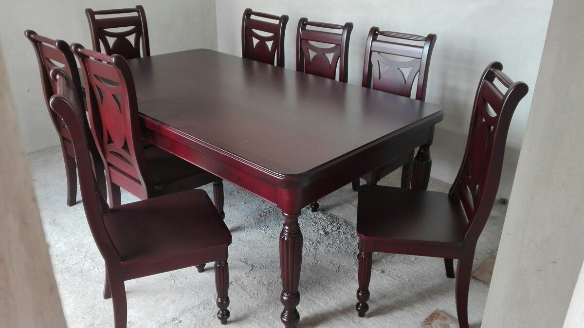 comedor para 8 sillas en madera de cedro D_NQ_NP_557721 MLM20830225865_072016 F