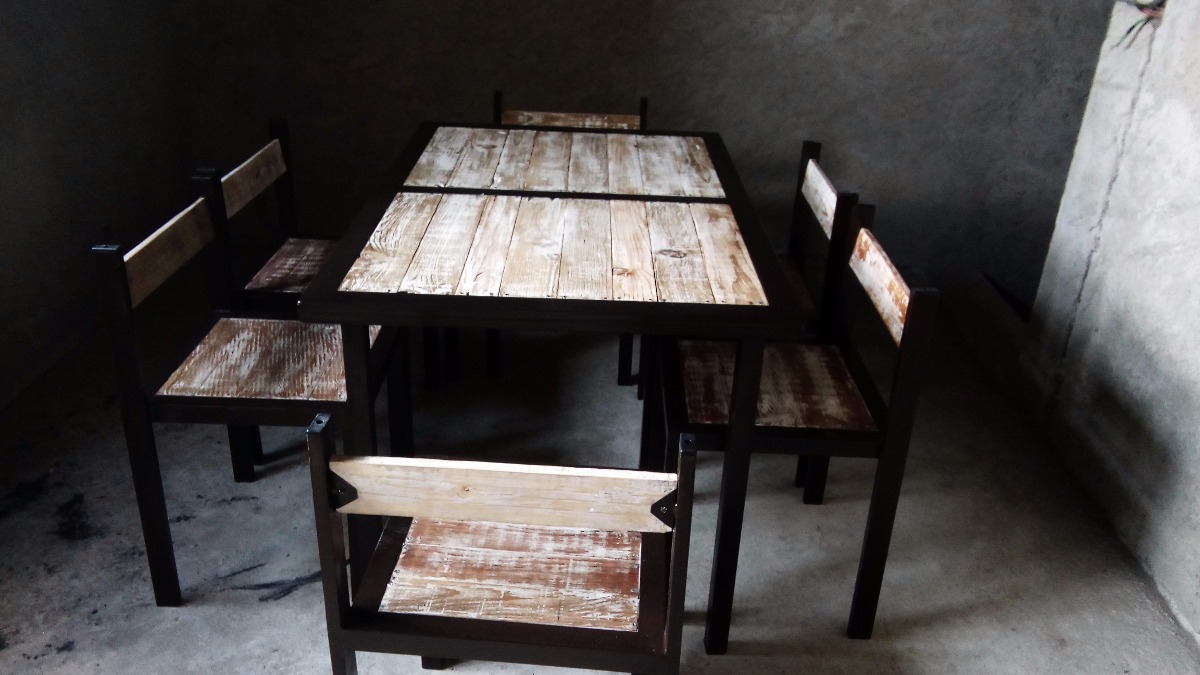 Comedor Vintage,6 Sillas $4,990+ G. Envío - $ 4,990.00 en Mercado Libre Comedor Vintage,6 Sillas $4,990+ G. Envío - $ 4,990.00 en Mercado Libre