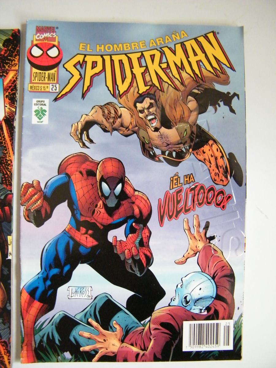 Comics El Hombre Araña Spider Man #25 Y #17 90s - $ 60.00 