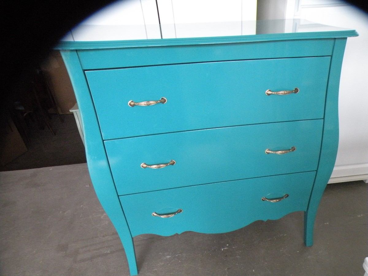 Comoda Bombe Azul Turquesa R$ 1 365,00 em Mercado Livre Aparador Azul Turquesa Comprar ~ Comoda Bombe Azul Turquesa R$ 1 365,00 em Mercado Livre
