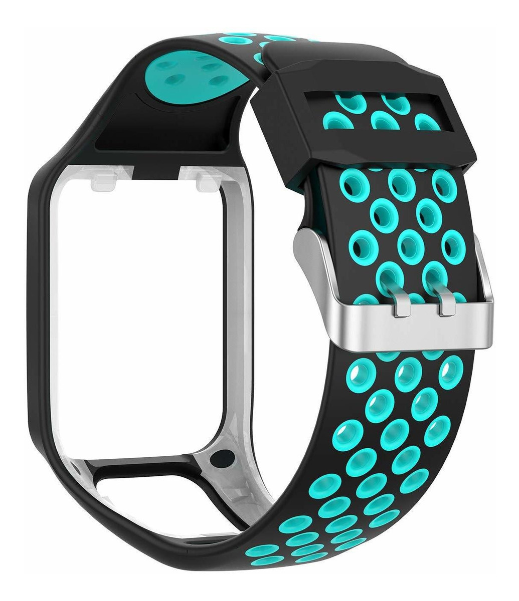 Correa de Silicona Tomtom Pulsera de Repuesto para Runner 2//Runner 3//Spark 3//Adventurer//Golfer 2 TOPsic Correa Tomtom Spark//Spark 3//Golfer 2//Adventurer//Runner 2//3