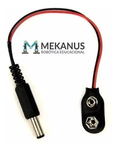 Conector C/ Plug Para Bateria 9v Arduino R3 Pic Arm Outros