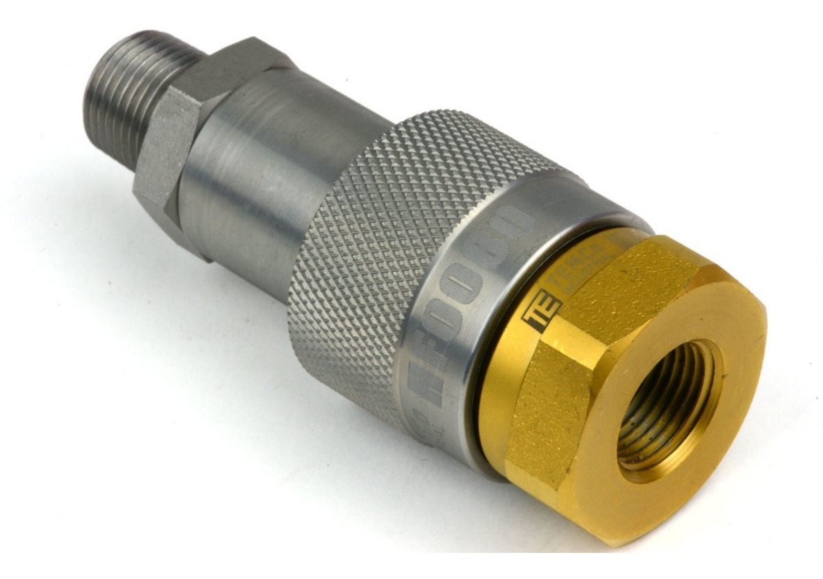 3//8/" NPT hembra acoplador Hidráulico Enerpac compatible Válvula de bola ISO14540