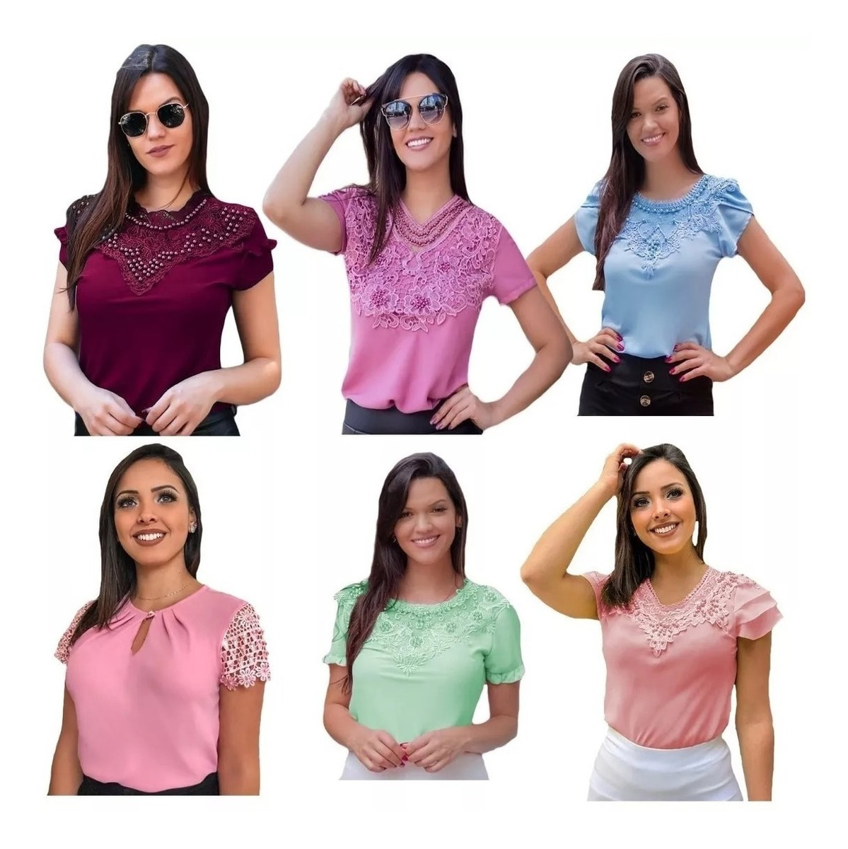 blusas moda evangelica mercado livre