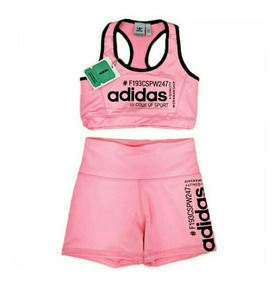 conjunto adidas mujer short