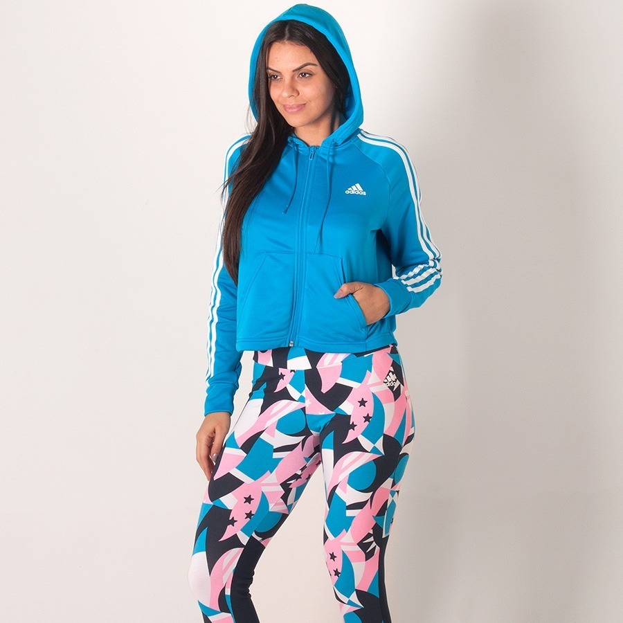 Conjunto adidas Performance Mujer- Licra Y Sudadera Conjunto adidas Performance Mujer- Licra Y Sudadera