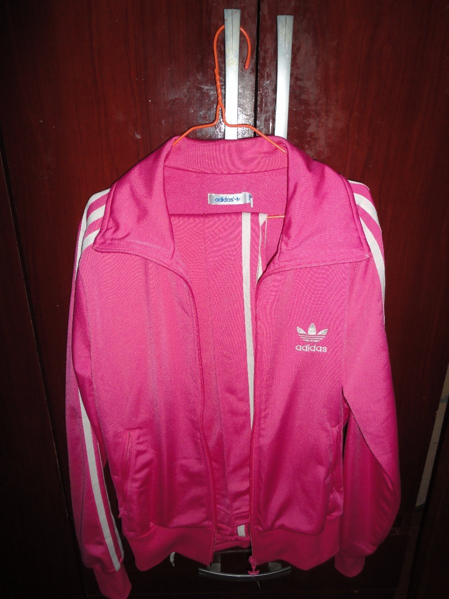 chaqueta rosa adidas