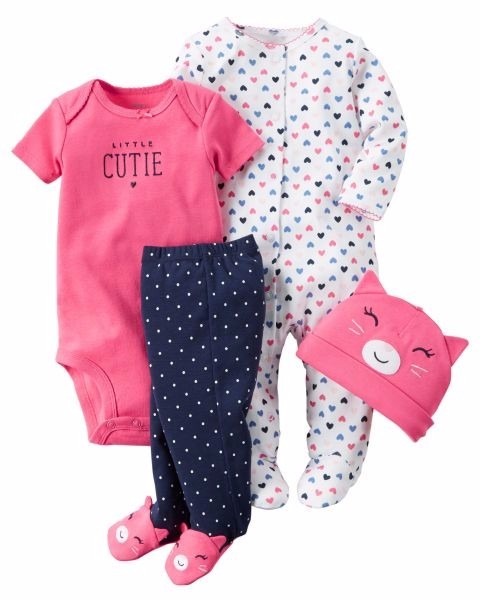Conjunto Carter's Rn Menina No Brasil - R$ 109,00 em ...
