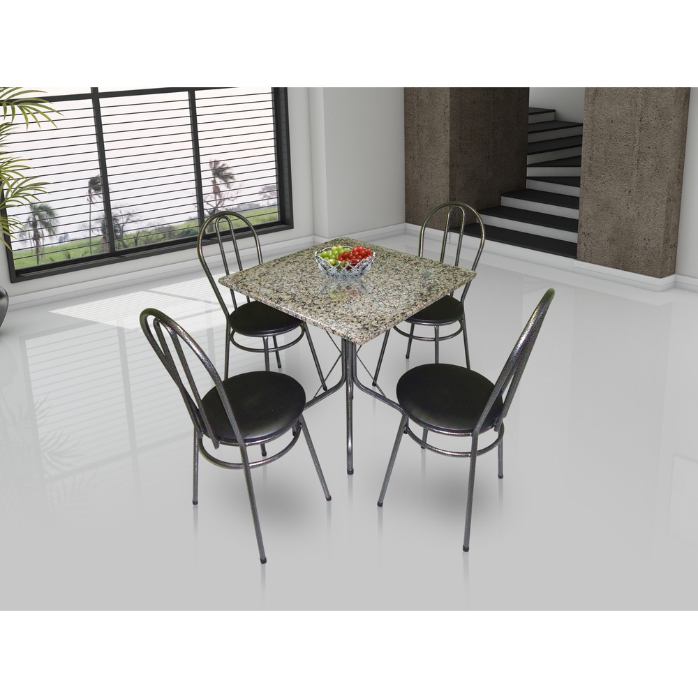Conjunto De Mesa Movita Hoby Tampo Em Granito E 4 Cadeiras R$ 299,00 em Mercado Livre Artesanato Garrafa Pet Para Pascoa ~ Conjunto De Mesa Movita Hoby Tampo Em Granito E 4 Cadeiras R$ 299,00 em Mercado Livre