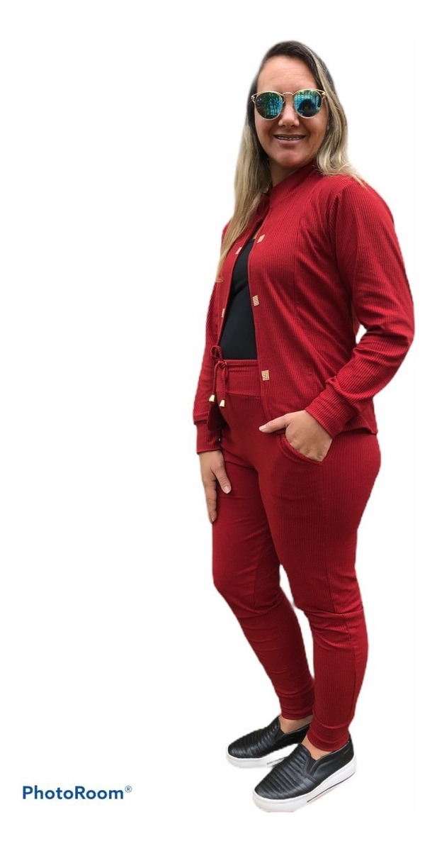 conjunto ribana plus size