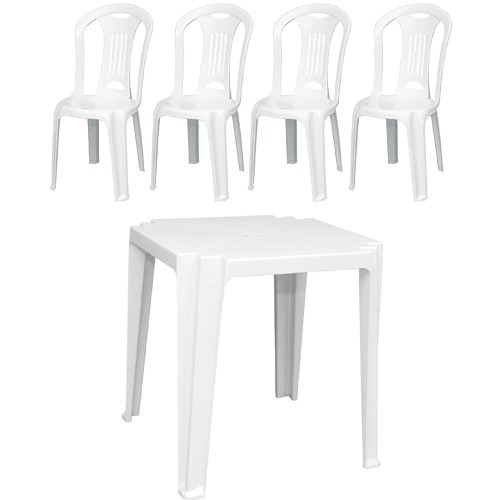 Conjunto De mesa e Cadeiras De plástico exclusiva
