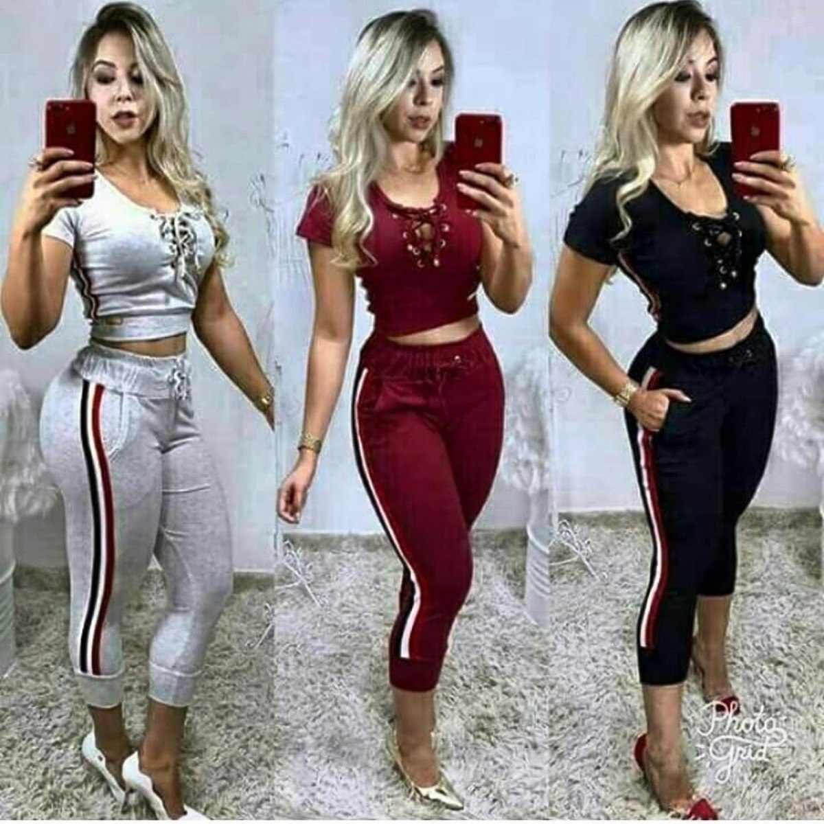 calça e cropped