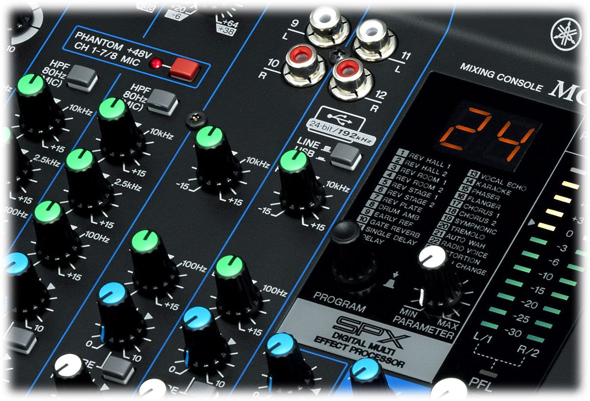 Consola 12 Canales Yamaha Mg12xu Con Efectos Digitales Ofert - U$S 469,00 en Mercado Libre