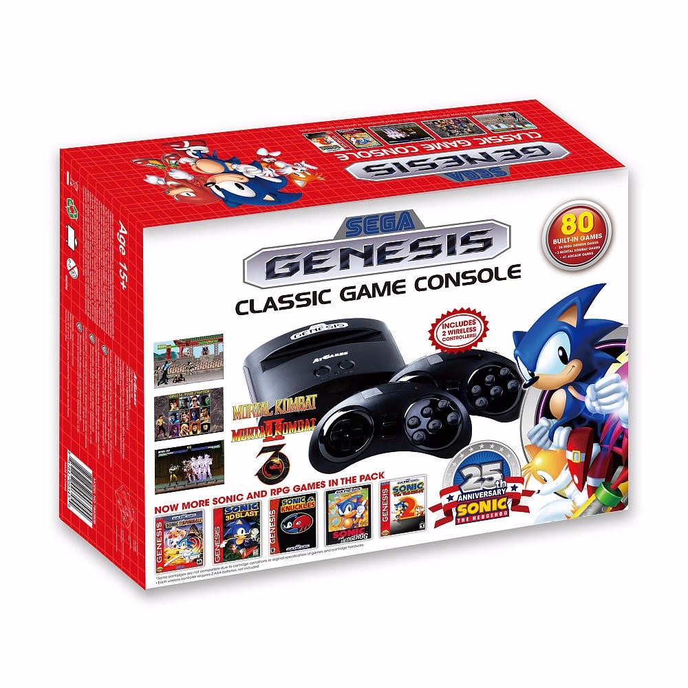 Consola Sega Genesis Retro , 80 Juegos Incluidos En ...