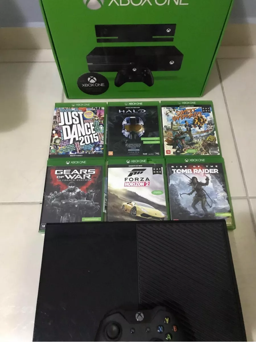 Console Xbox One 500GB + 2 Controle + 3 Jogos