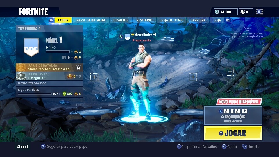 carregando zoom - fortnite skin segurando controle de xbox