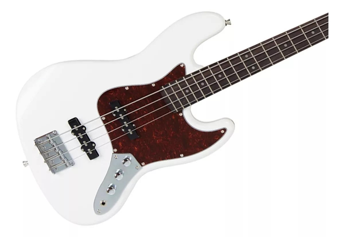 MUSICAL STORE | Contra Baixo Jazz Bass Strinberg Jbs40 Wh Regulagem  Promoção - R$ 1.418,99