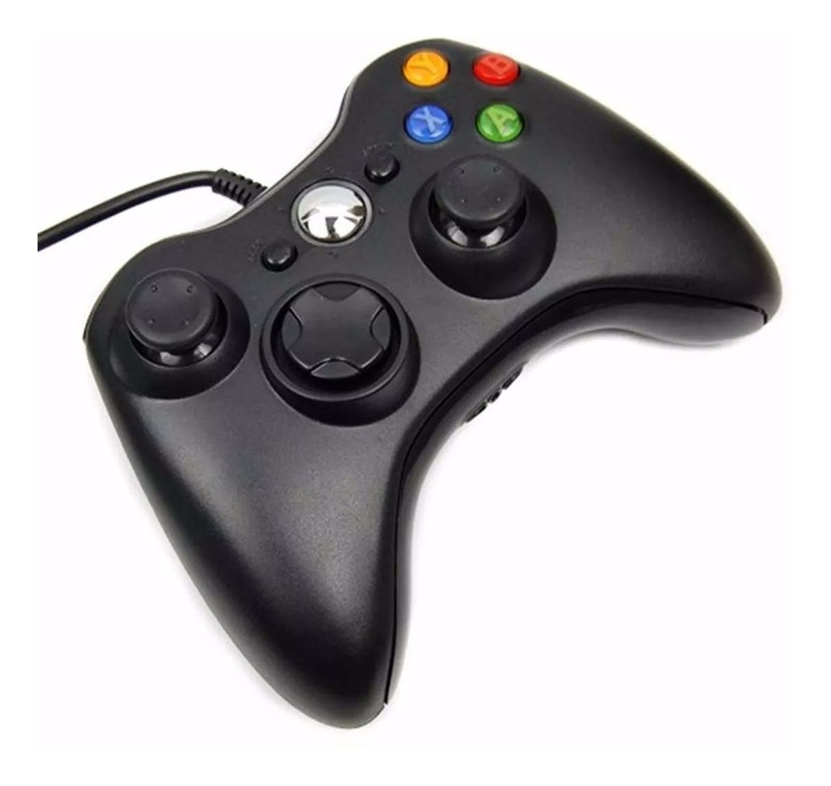 Controle Com Fio Xbox 360 E Pc Slim Joystick Pronta ...