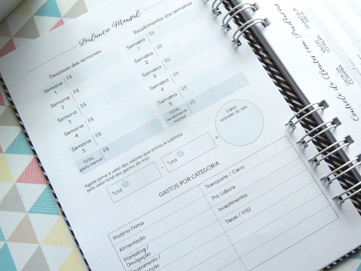 Controle Financeiro Planner Financeiro Agenda Finanças - R Controle Financeiro Planner Financeiro Agenda Finanças - R