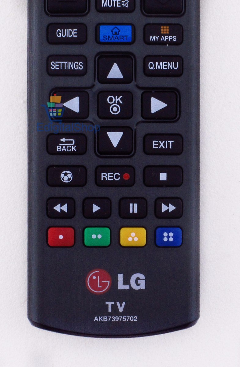 Controle Remoto Tv Lg Smart 3d My Apps Akb73975702 ...
