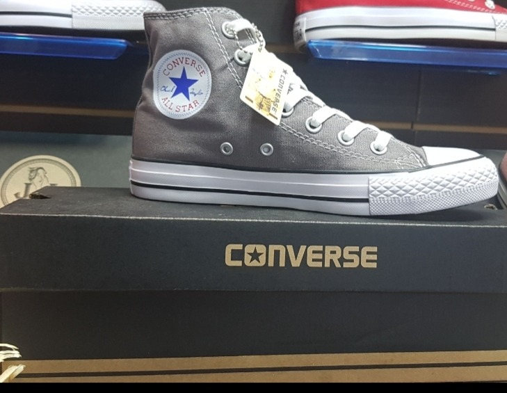 converse all star bota gris