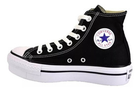 converse chuck taylor plataforma negras