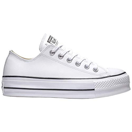 converse blanca plataforma cuero 2converse blanca plataforma cuero
