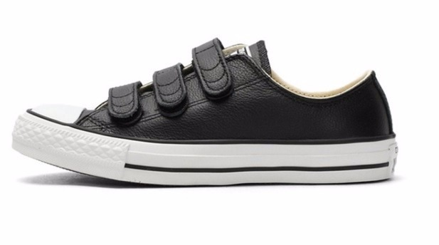 converse velcro piel