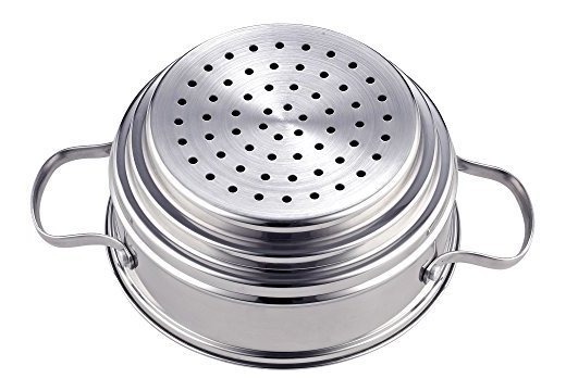 Nc-00313 Vaporizador De Caldera Doble 4Qt Silver