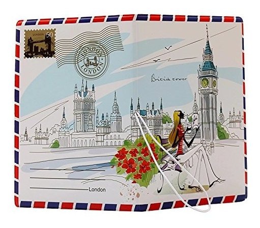 efewFgreDD Paris Coolrunner 1pcs Fashion Miss Love to Travel Passport Covers 3D Stereo Design Faux Leather ID Card Holders Stamp Envelope Passport Cases