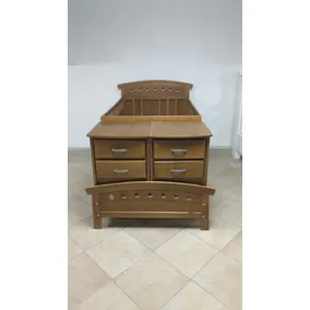 Cama Cuna Corral De Madera Con Colchón Y Envío Incluido