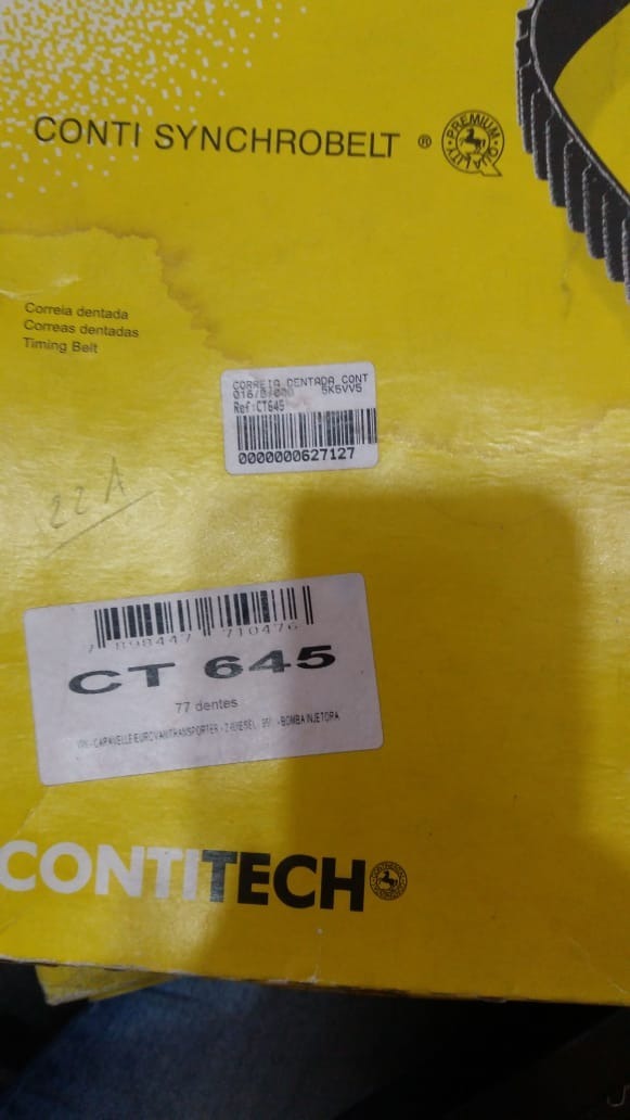 Correa dentada Conti ct645