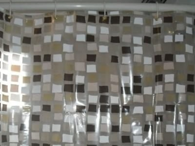 Cortina de baño de pvc de diseño muy gruesas varios colores ...