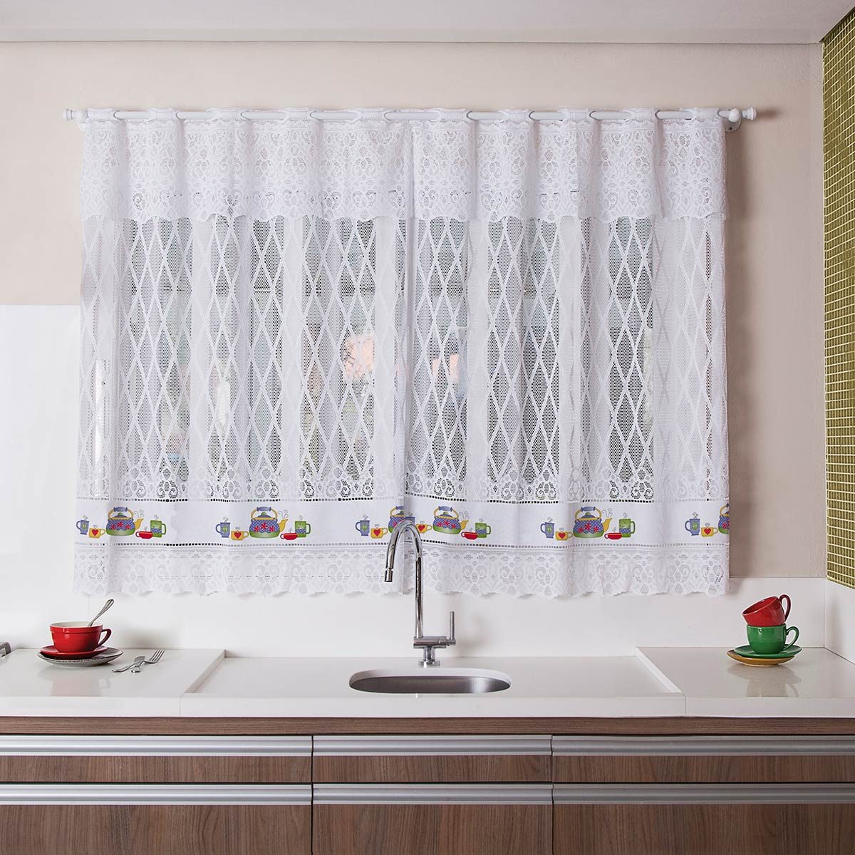 Cortina De Renda Copa Cozinha Interlar Bule 2 00m X 1 50m R 47 90 Cortina De Renda Copa Cozinha Interlar Bule 2 00m X 1 50m R 47 90