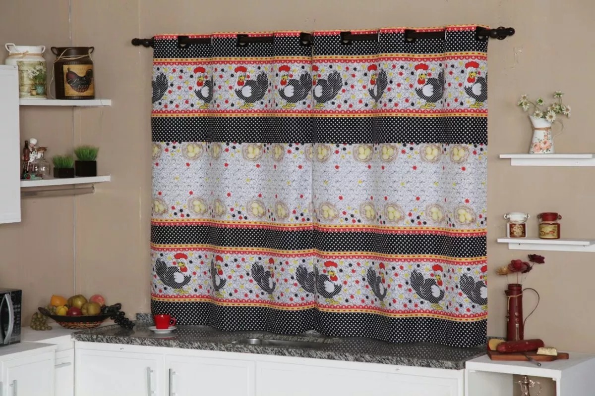 Cortina Decorativa Para Cozinha Com Ilhos I S Promo O R 18 00 Cortina Decorativa Para Cozinha Com Ilhos I S Promo O R 18 00