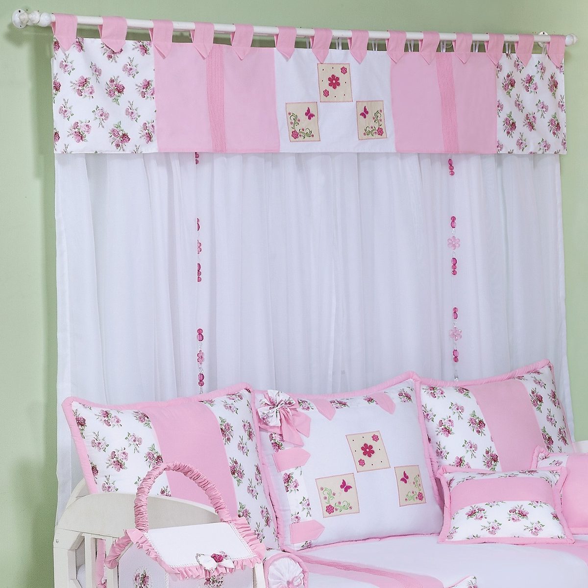 Cortina Para Quarto De Beb Menina Conforto Flower 7 P R 201 ~ Como Fazer Cortinas Para Quarto Passo A Passo Cortina Para Quarto De Beb Menina Conforto Flower 7 P R 201 ~ Como Fazer Cortinas Para Quarto Passo A Passo
