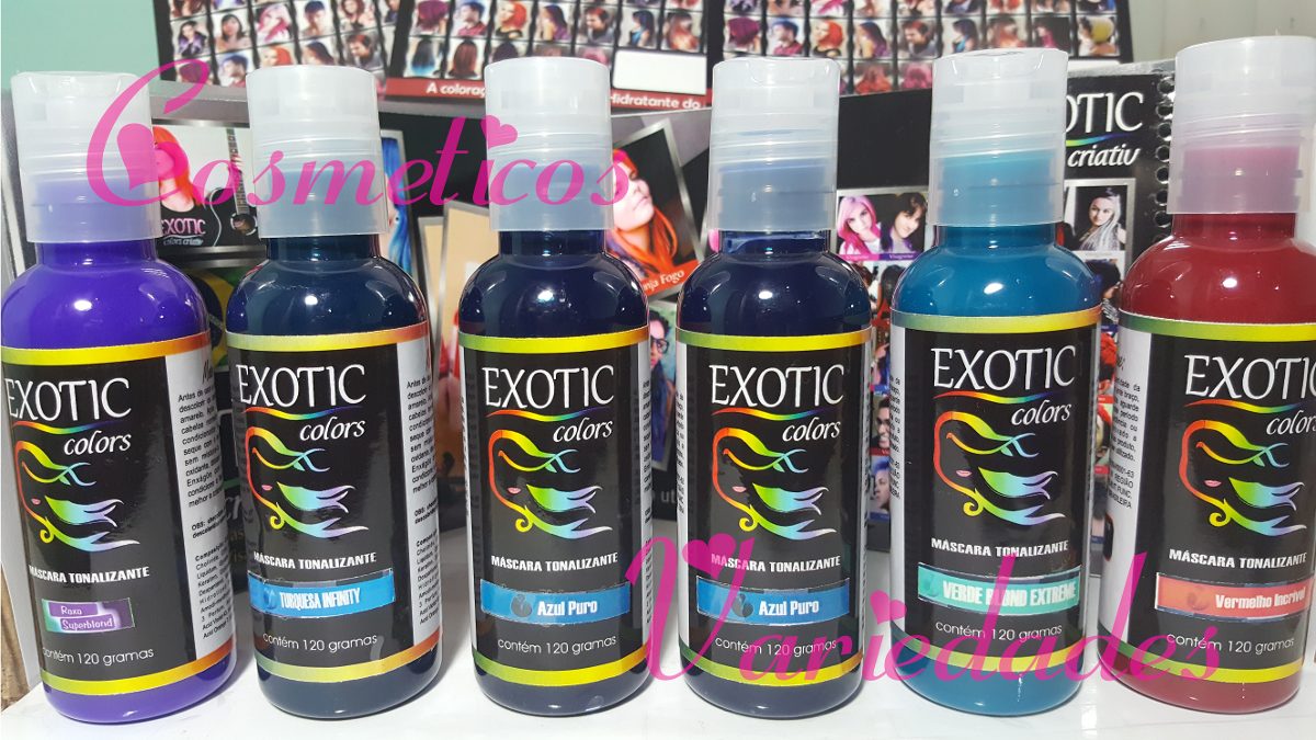 cosplay tintas exotic colors criativ para cabelos - r$ 22,80 em cosplay tintas exotic colors criativ para cabelos - r$ 22,80 em