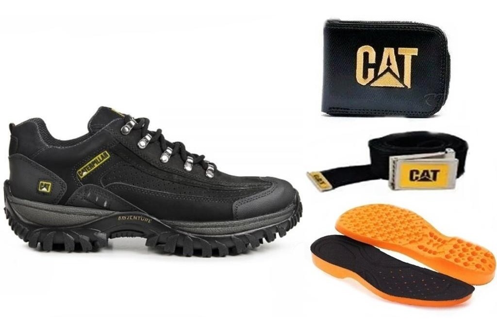 Coturno Bota Tenis Caterpillar Adventure Original E Kit Cat - R$ 76,41 em Mercado Livre