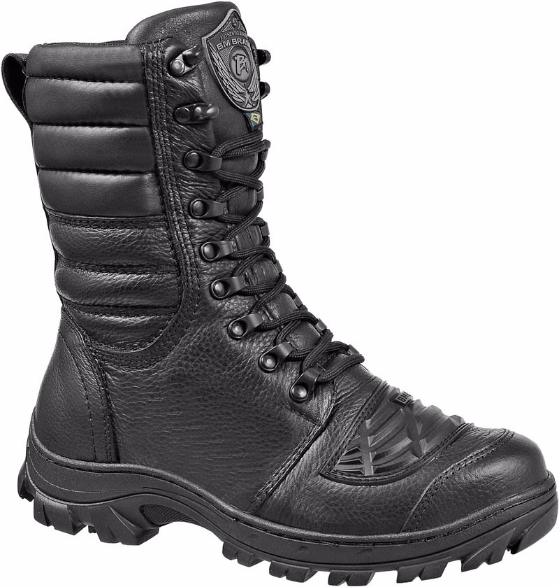 Coturno Militar Bota Tática Couro Feminina E Masculina - R$ 257,99 em Mercado Livre