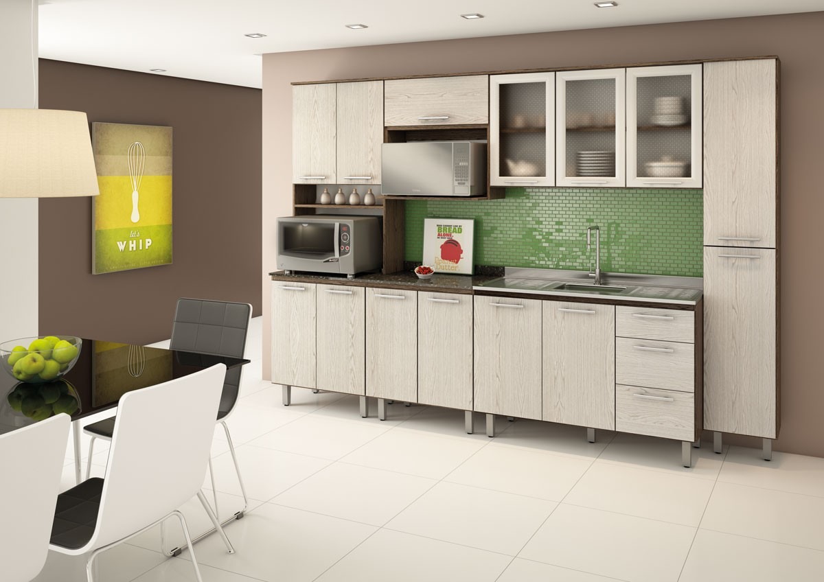 #A69B25 Cozinha Audácia Em Mdf Nicioli Balcão Armário Paneleiro R$ 1.367 1200x848 px Armários De Cozinha Casas Bahia Preço #2181 imagens
