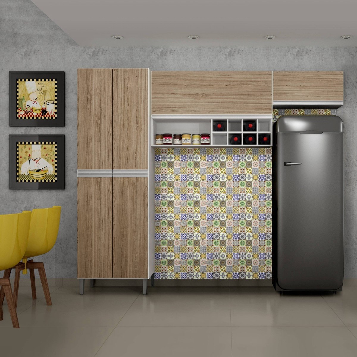 Cozinha Compacta 3 Pe As Nicho Adega Floren A Be R 729 90 Em Cozinha Compacta 3 Pe As Nicho Adega Floren A Be R 729 90 Em