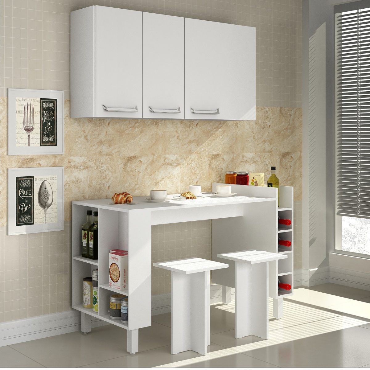 Cozinha Compacta 4 Pe As Com Mesa E 2 Bancos Decari Wt R 681 50 Cozinha Compacta 4 Pe As Com Mesa E 2 Bancos Decari Wt R 681 50