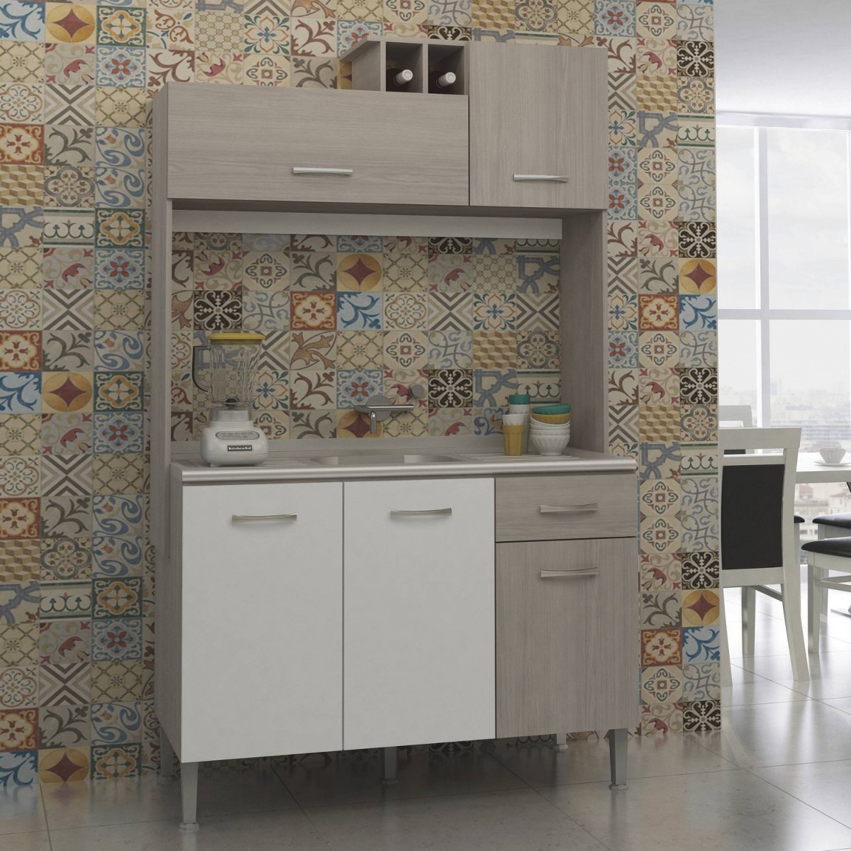 Cozinha Compacta 5 Portas 1 Gaveta 0276 Sofia Jcwt R 364 70 Em Cozinha Compacta 5 Portas 1 Gaveta 0276 Sofia Jcwt R 364 70 Em