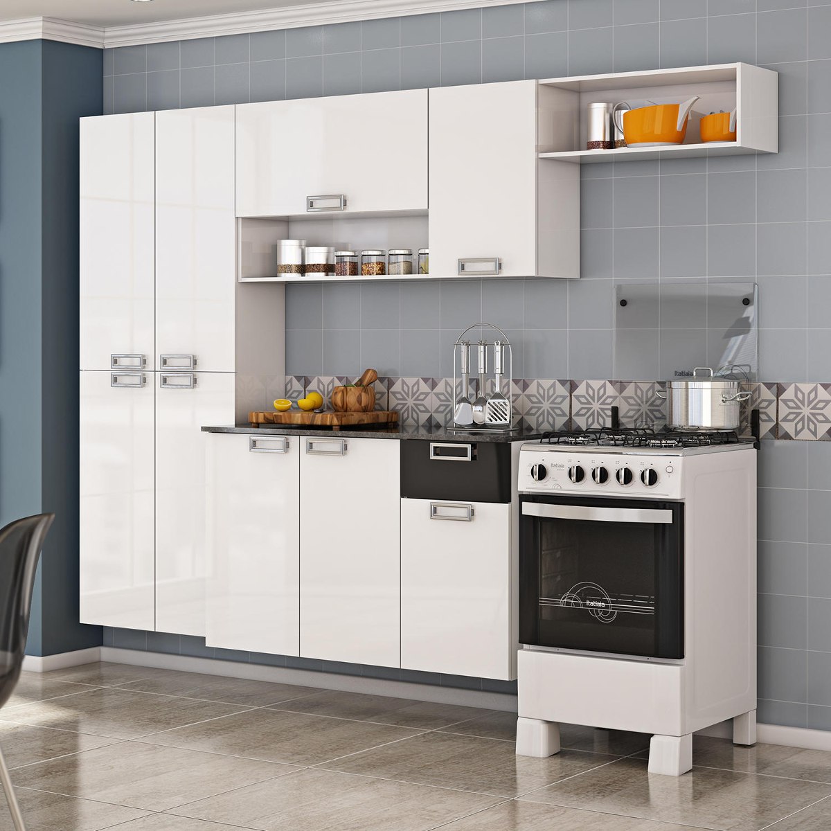 Cozinha Compacta Com Balc O Amora Itatiaia Hjwt R 403 10 Em Cozinha Compacta Com Balc O Amora Itatiaia Hjwt R 403 10 Em