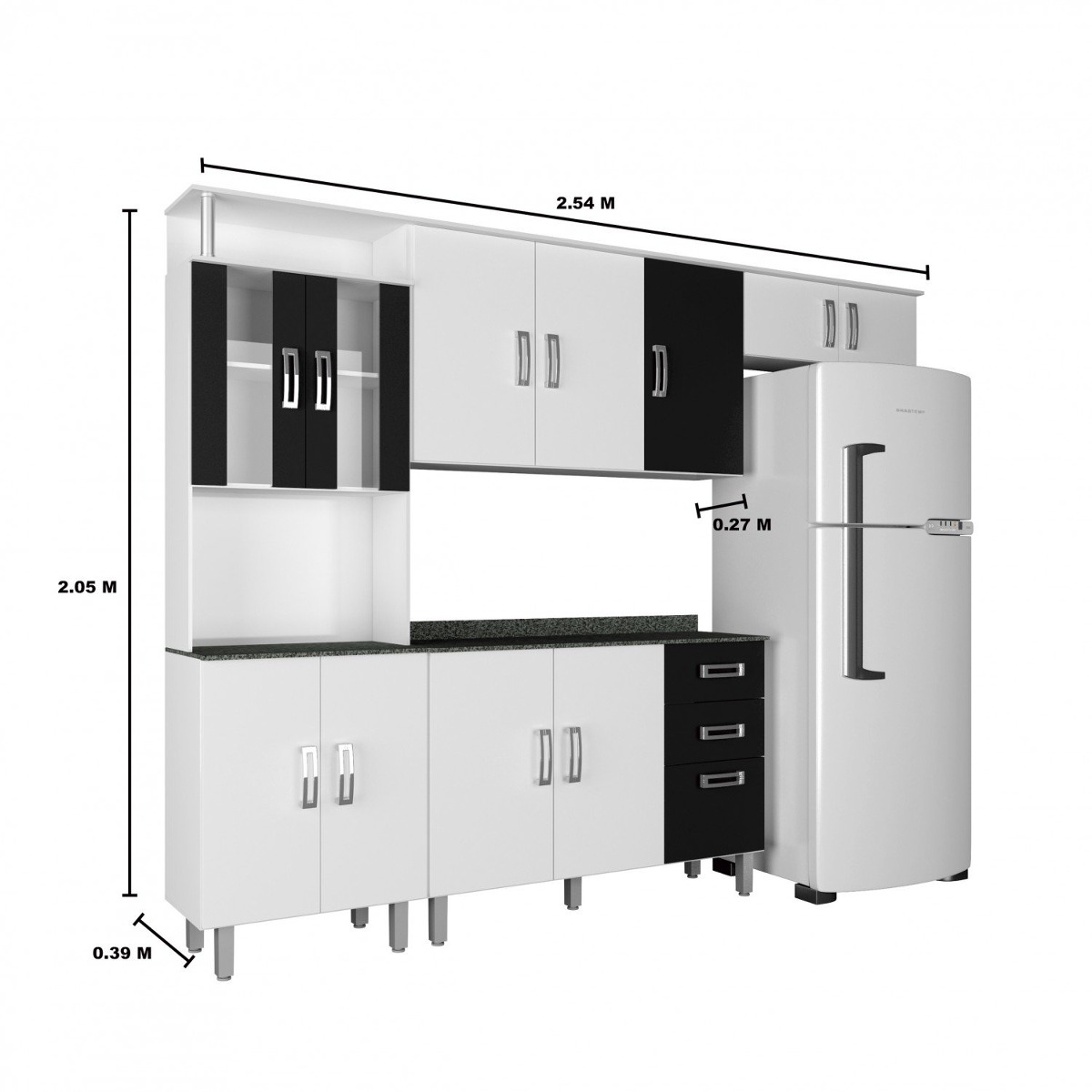 Cozinha Compacta Com Balc O E Tampo 4 Pe As Su A Fcwt R 575 90 Cozinha Compacta Com Balc O E Tampo 4 Pe As Su A Fcwt R 575 90