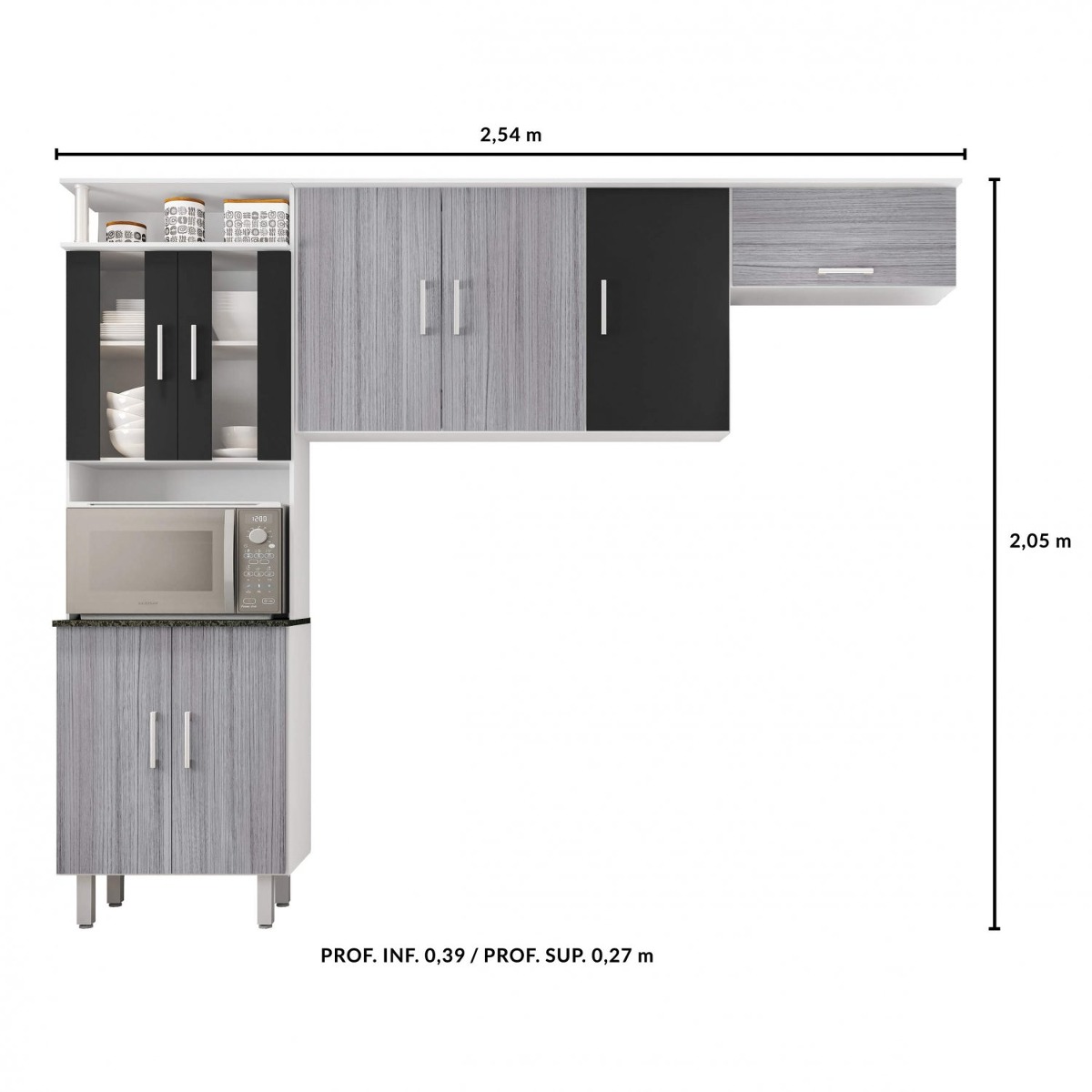 Cozinha Compacta Em L 1 Pe A 8 Portas Sui A Poliman Idwt R 364 70 Cozinha Compacta Em L 1 Pe A 8 Portas Sui A Poliman Idwt R 364 70