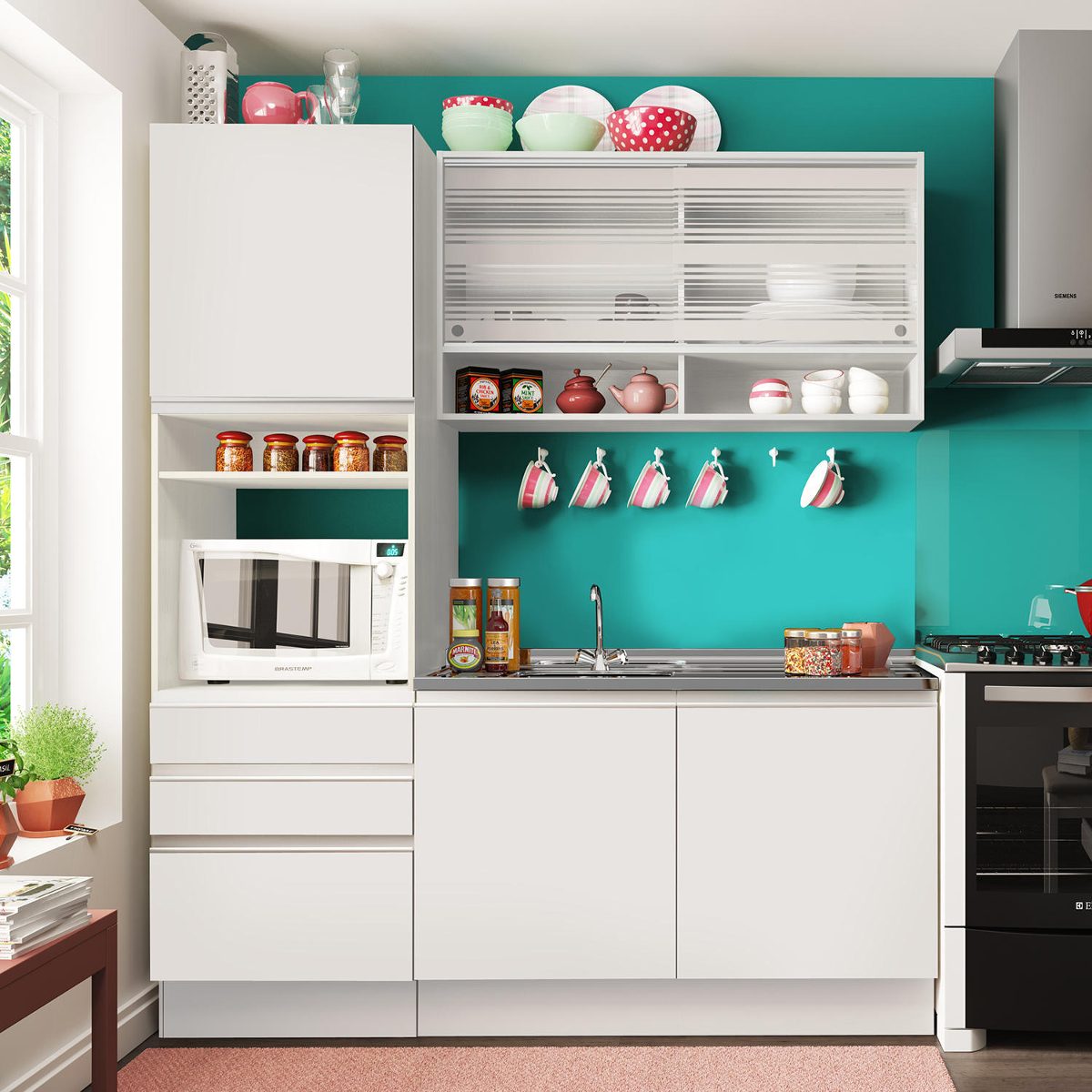 Cozinha Compacta Glamy Madesa N O Acompanha Tampo De Cb R 1 059 Cozinha Compacta Glamy Madesa N O Acompanha Tampo De Cb R 1 059