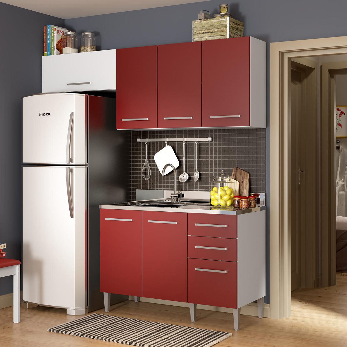 Cozinha Compacta Glamy Madesa Resimden Com Cozinha Compacta Glamy Madesa Resimden Com